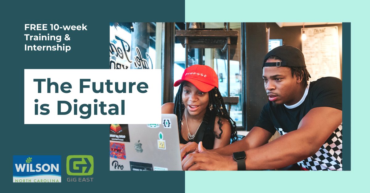 Learn new digital skills in 2022!
Join us for a free, part-time 10-week course in a supportive community learning skills in one of three fields: Digital Marketing, Tech Sales, or Project Management.  
Gig East and <a href="/wccwilsonnc/">Wilson Comm College</a> are excited to have you join us!