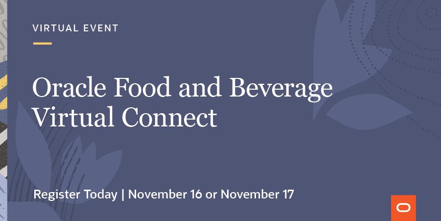 OracleFoodBev's tweet photo. One week left to register: Virtual Connect is your opportunity to listen in as industry experts share the new best practices for online ordering, payments, and much more. Register today: https://t.co/qaRKkN4rpu #OFBVirtualConnect #CloudPOS #Simphony https://t.co/EloE8ZLUEx