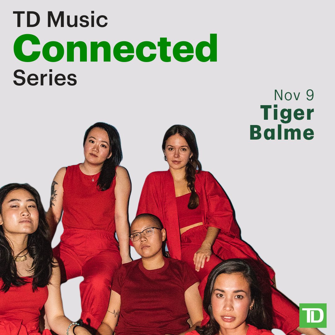 CMI (@cmincubator) on Twitter photo Today at 3 PM ET on YouTube, get ready for Toronto-based, <a href="/tigerbalme/">Tiger Balme</a>, #indie queens making music rooted in #feminism, self-love, and good vibes. Experience their electric performance at the Church of the Transfiguration for a next-level musical celebration. <a href="/TD_canada/">TD (Canada)</a> Today at 3 PM ET on YouTube, get ready for Toronto-based, <a href="/tigerbalme/">Tiger Balme</a>, #indie queens making music rooted in #feminism, self-love, and good vibes. Experience their electric performance at the Church of the Transfiguration for a next-level musical celebration. <a href="/TD_canada/">TD (Canada)</a>