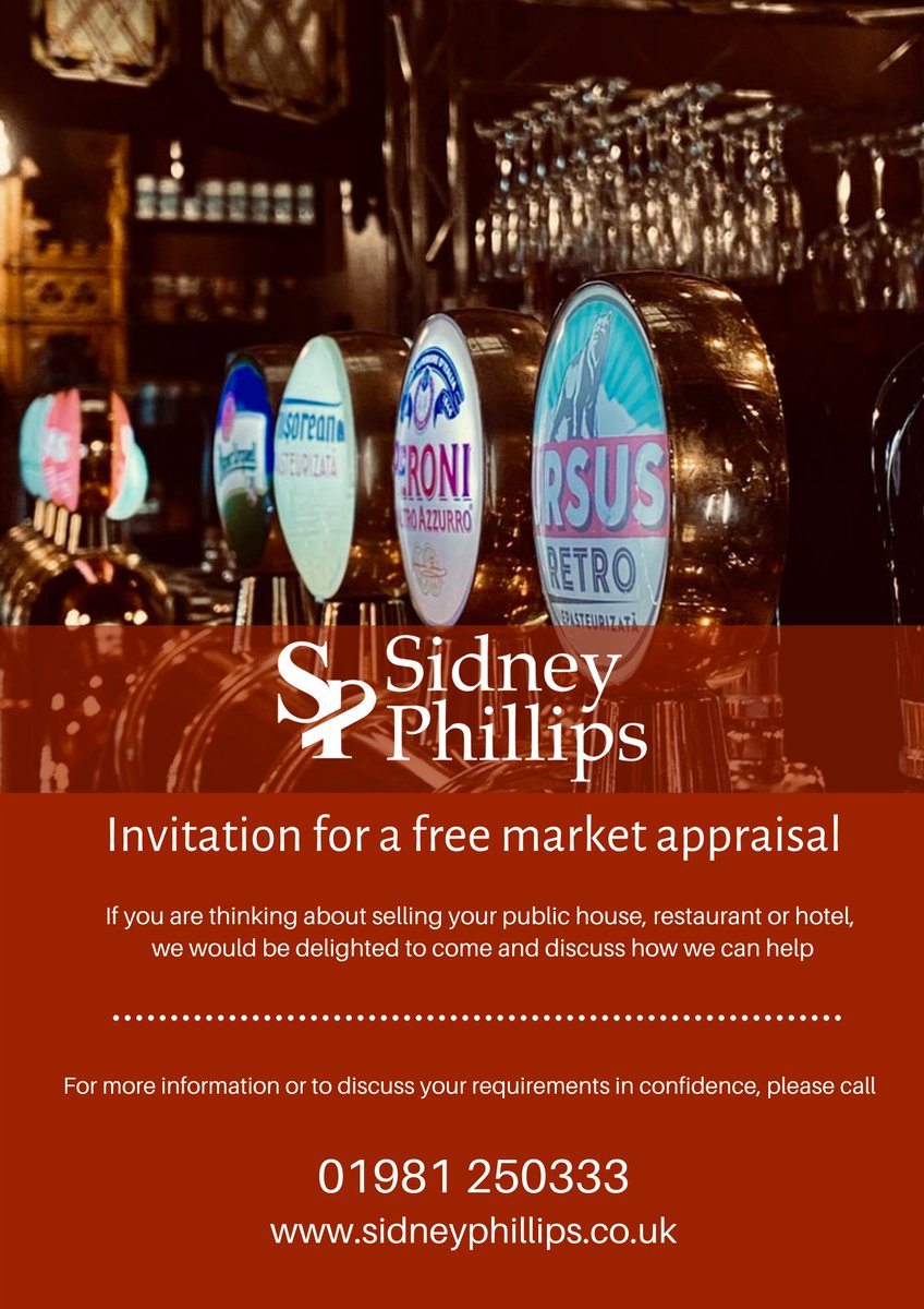 SP_Commercial's tweet photo. THINKING OF SELLING? 

Sidney Phillips operates on a “No Sale No Fee” basis and does not require payment or marketing charges in advance.

Give us a call today! 

#charteredsurveyors #realestate #commercial #licensedpremises #expertsinthefield #NoSaleNoFee #freehold #leasehold https://t.co/i0IT4wjpa1