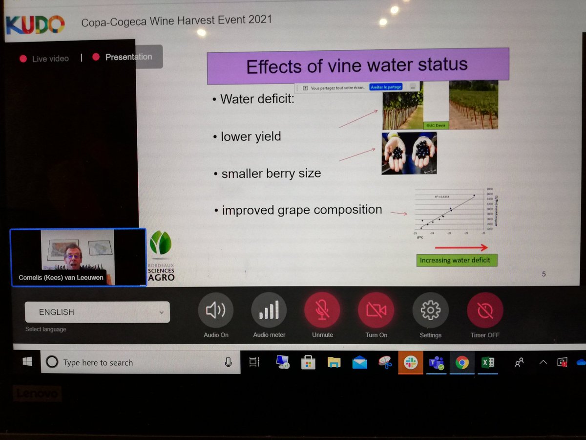 COPACOGECA's tweet photo. Next is Prof Kees Van Leeuwen @BdxSciencesAgro focuses his contribution on #climatechange effects on wine growing.
Addressing in particular the effects of drought and its effects on quantity and quality 🍇🍷#EUwine https://t.co/yjsQMHE4vT