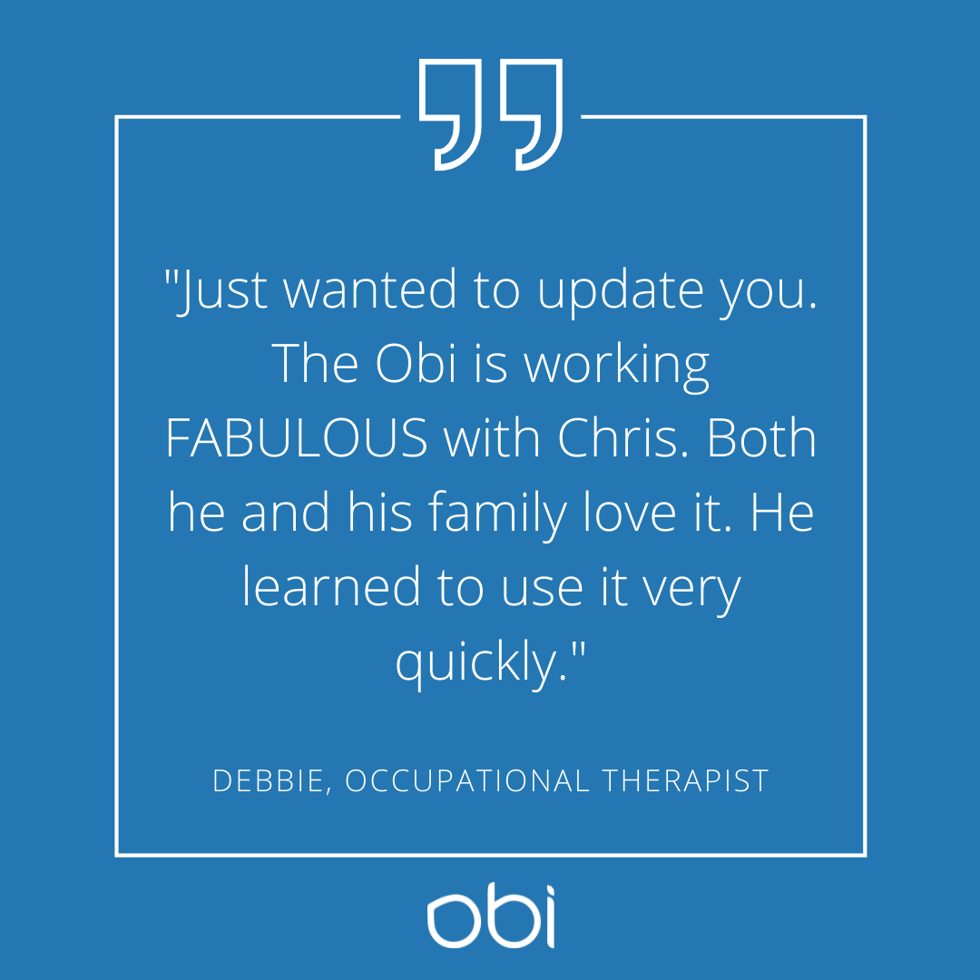 ObiRobot's tweet photo. ✨Obi Testimony from Debbie, OTR/L✨ Visit https://t.co/6QjCT6Ew33 for more! https://t.co/0exOQ4MkmC