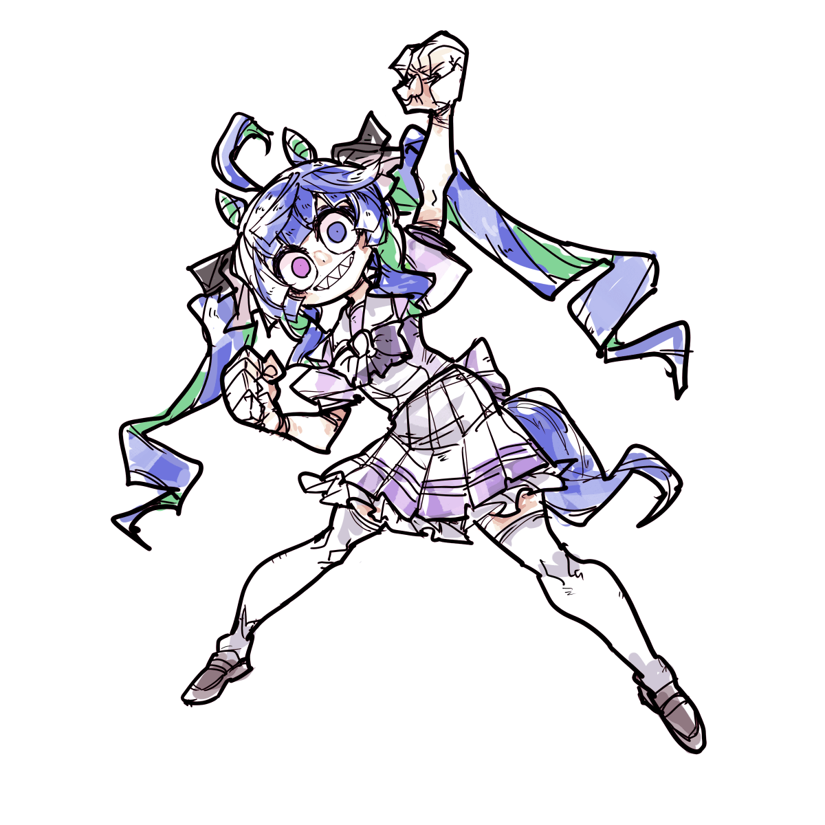 ツインターボ(ウマ娘) 「」|ちぐ齒莖ダサわやかのイラスト