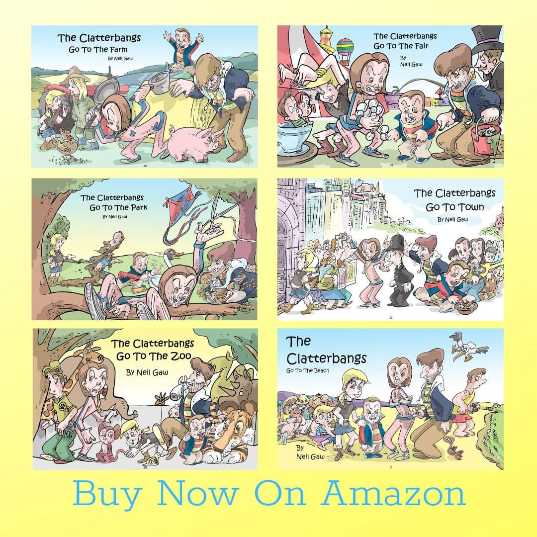 All 6 of The Clatterbangs books are available now in paperback and on Kindle through Amazon 

#childrensbooks #picturebook #kidsbook #theclatterbangs