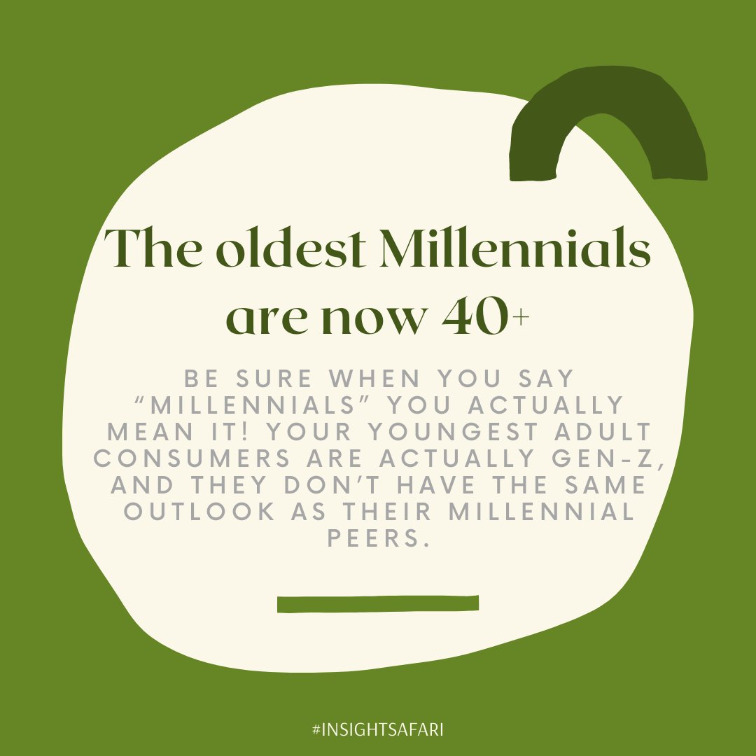 PSA! Time marches on... #generations #millennials #genz