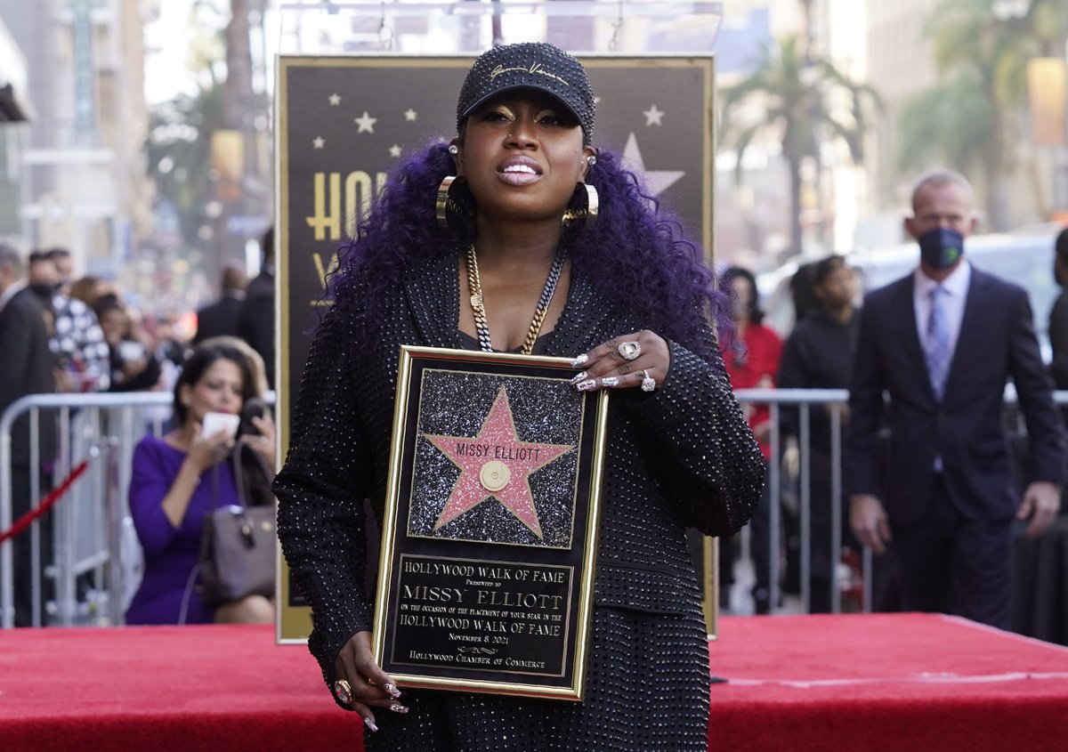 TheSource's tweet photo. Music Icon Missy Elliott Receives Her Star On Hollywood Walk Of Fame https://t.co/JYowqDt2KG #WeGotUs #SourceLove https://t.co/6adGUNoZK9