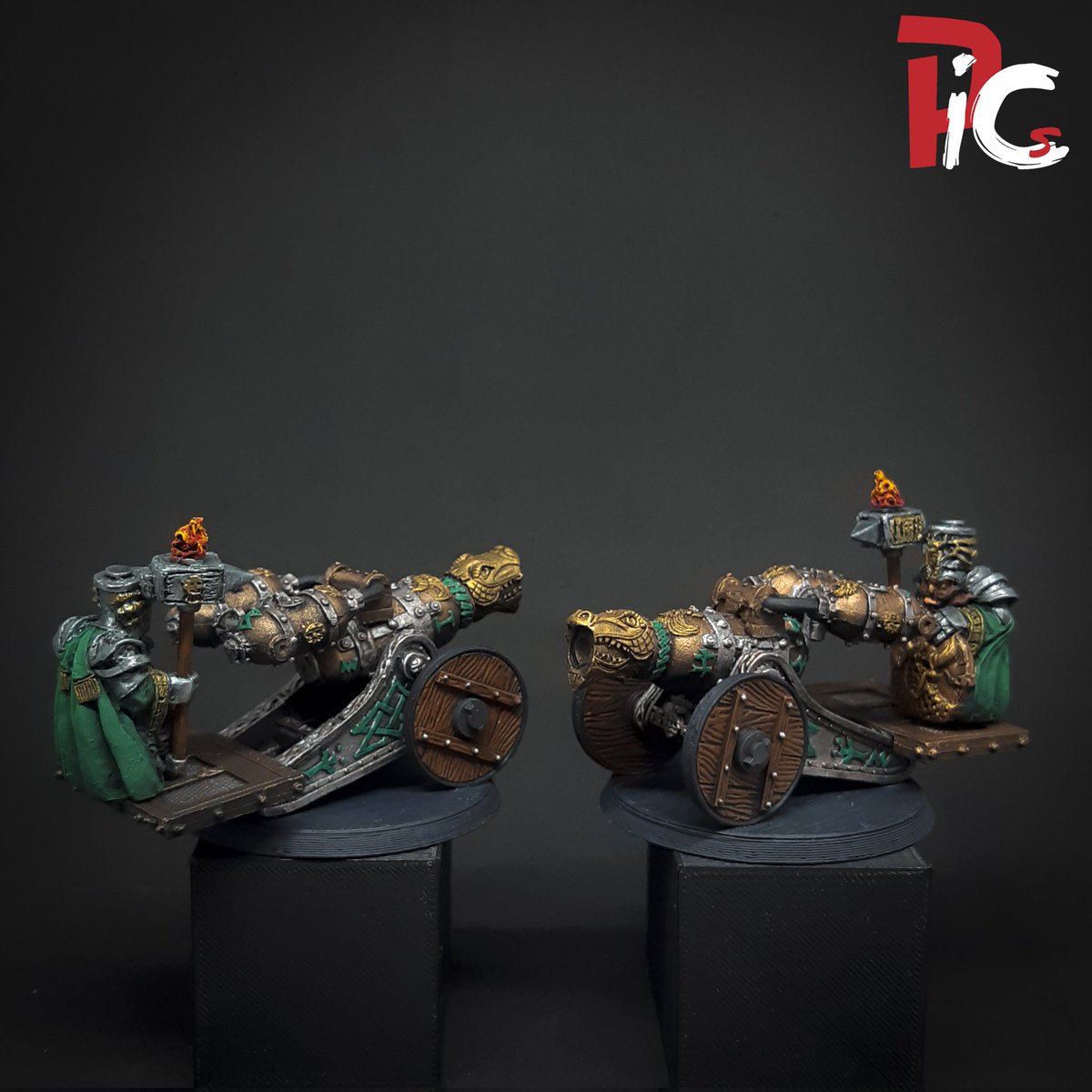PlayInColor_S's tweet photo. #CañonLanzallamas de #Enanos para #WarhammerFantasy de #GamesWorkshop .
.
#PlayinColorStudio 
#miniature #miniaturepainting #comissionpainting #paintingminiatures #paintingwarhammer #warhammer #WarhammerAgeOfSigmar #ageofsigmar #dwarf #dwarfs #flamecannon #dwarfcannon #eavymetal https://t.co/fJdrRxqyFR
