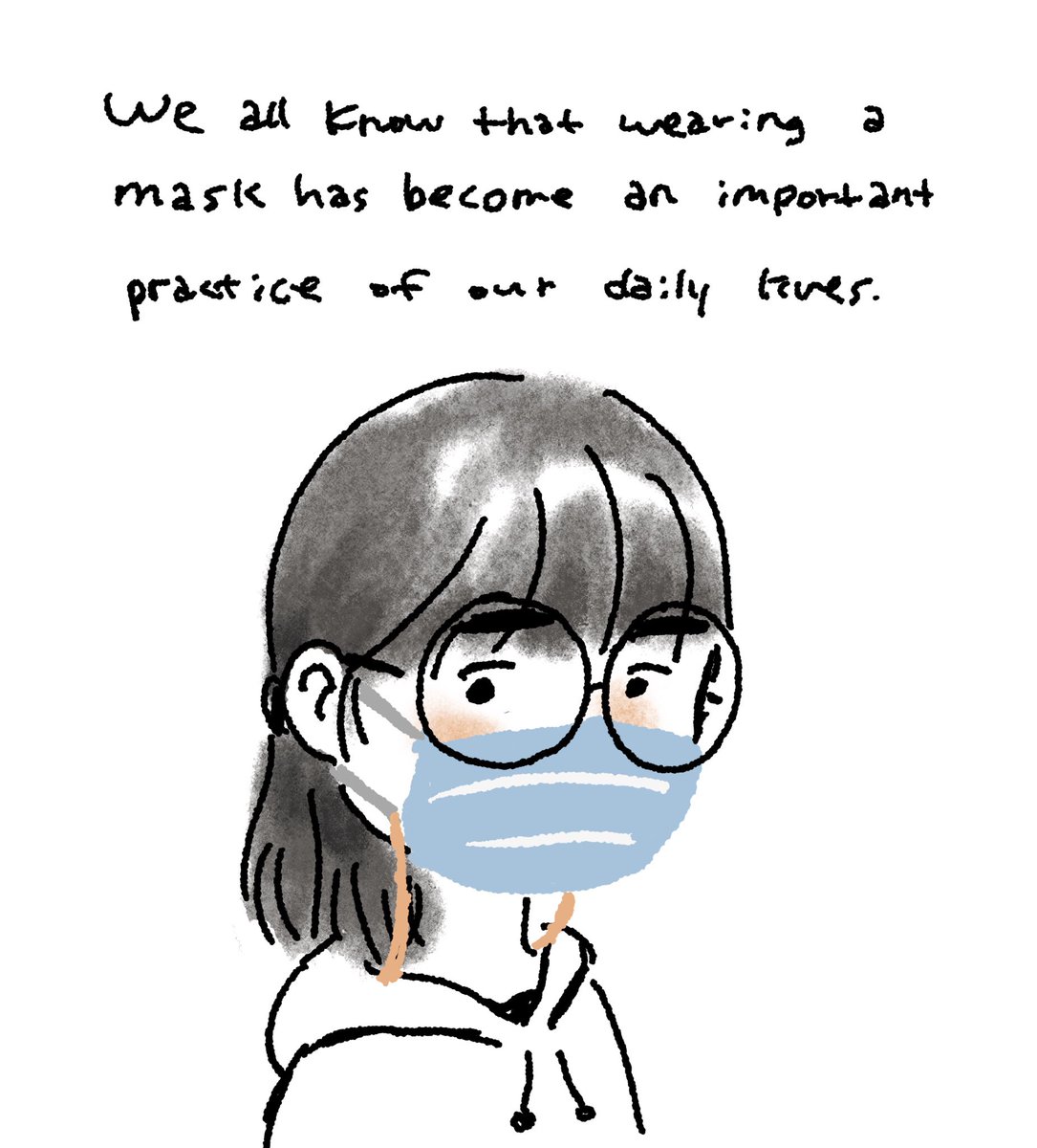 summurkim's tweet photo. Wow my handwriting is so messy but here’s a short comic about wearing a mask
#comics #mask https://t.co/2IUHnPu01o