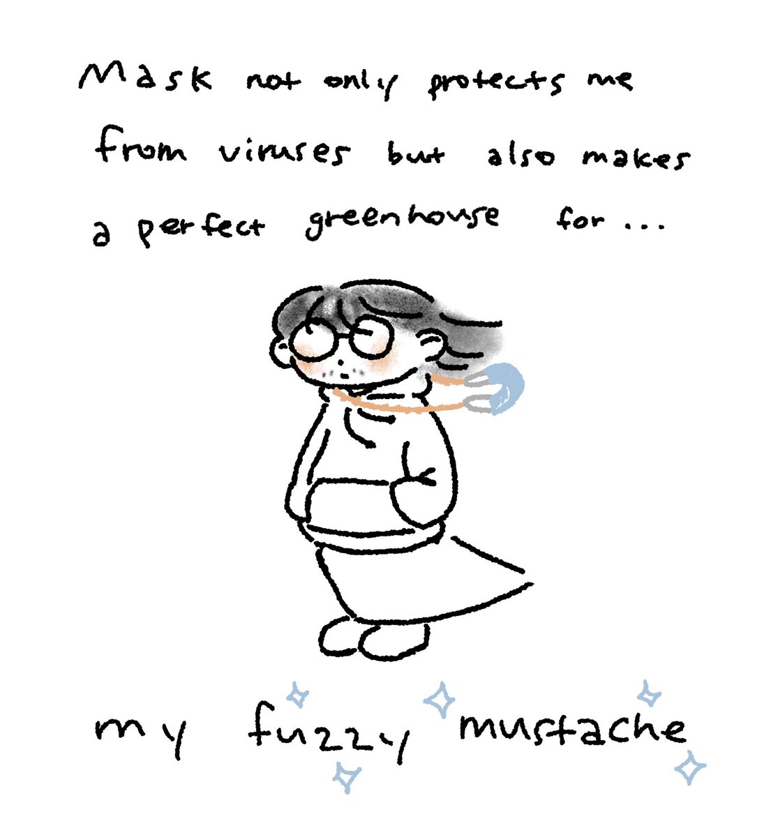 summurkim's tweet photo. Wow my handwriting is so messy but here’s a short comic about wearing a mask
#comics #mask https://t.co/2IUHnPu01o