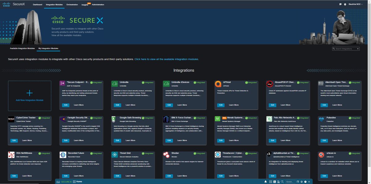 At <a href="/BlackHatEvents/">Black Hat</a>' #BHEU, Cisco #SecureX brings the power of 15 partner integrations, combined with <a href="/TalosSecurity/">Cisco Talos Intelligence Group</a>, #Malware Analytics &amp; <a href="/CiscoUmbrella/">Cisco Umbrella</a>, to rapidly provide context to potential threats! cisco.com/c/en/us/produc… 

 #XDR #ThreatIntel