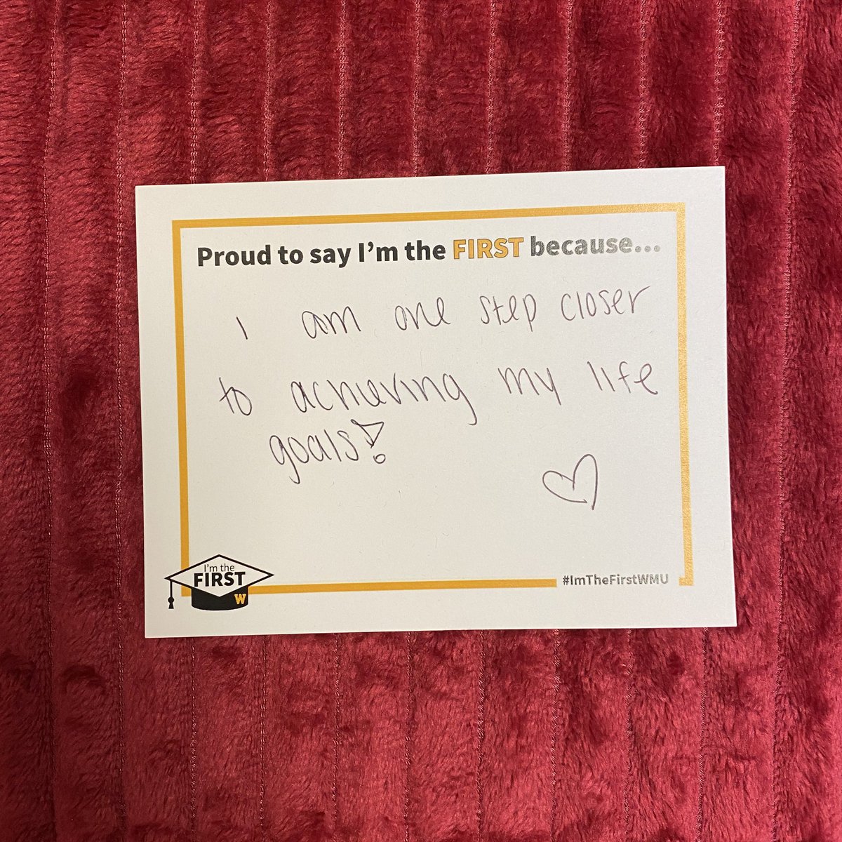 wmutriossp's tweet image. Here are some reasons why first generation college students here at Western Michigan University are proud to say “I’m the first!” 😁 #ImTheFirstWMU (2/2)