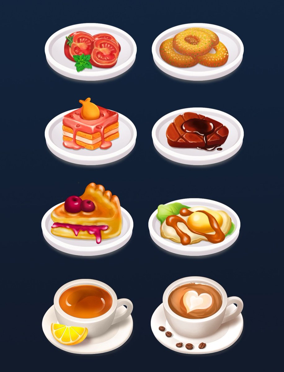 EnnLee5's tweet photo. Game food icons 
#Game #artist #foodicons #assetsgame #drawfoods https://t.co/sHeSiGRd1X