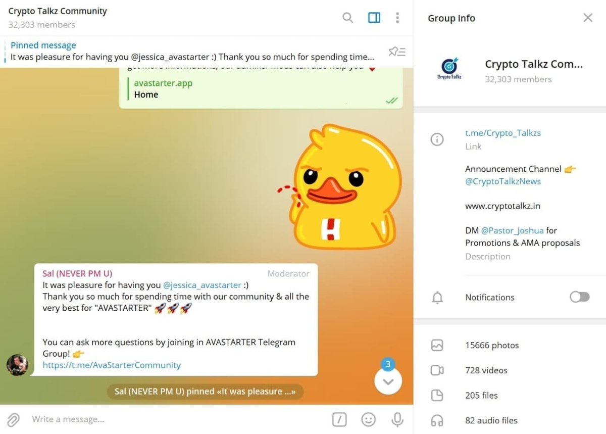 AvaStarter (@avastarter) on Twitter photo Our AMA with the <a href="/CryptoTalkzInfo/">Crypto Talkz</a> was very successful.
Thank you for following and supporting us!❤️ Our AMA with the <a href="/CryptoTalkzInfo/">Crypto Talkz</a> was very successful.
Thank you for following and supporting us!❤️