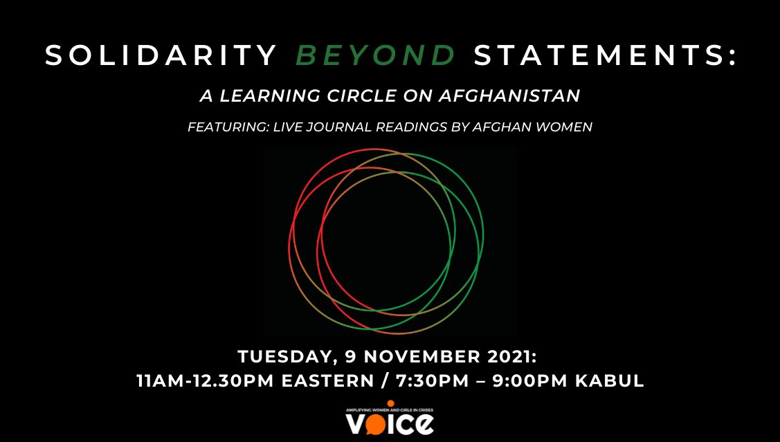 What an incredible privilege it is to be included in a discussion with Afghan women. To a hold a space where these women tell us what they need. Thank you <a href="/marsh_mendy/">mendy marsh</a> <a href="/voicesamplified/">VOICE | Feminist Humanitarians</a>