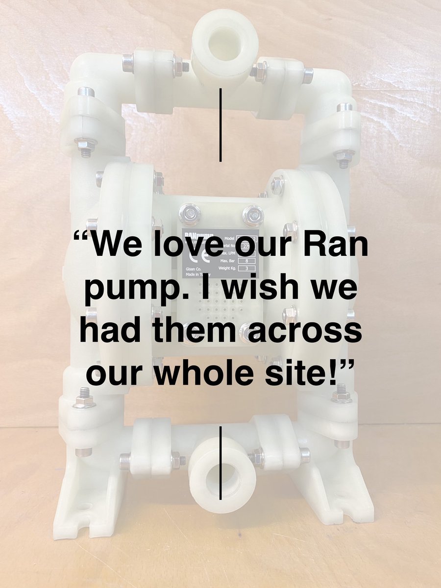 There is nothing better than feedback, especially on our Ran pumps. Thank you Jason for your lovely words today, we love Ran pumps too! ⭐️🤩#pumpdomination #weloveran #ranpumps #pumpindustry #engineering