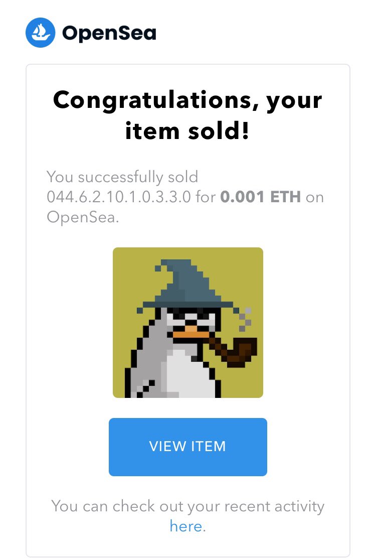 penguixel's tweet photo. SOLD!! THANK YOU VERY MUCH!

https://t.co/pw2T9cpe6V

First 100/600 Penguixel have dropped

PROMO price 0.001 ETH, NO GAS FEES

Each #nft has been manually created with unique traits and different rarity levels

#nftart #nftartist #nftcommunity #nftvideo #NFTdrop https://t.co/Kmjxllnmld