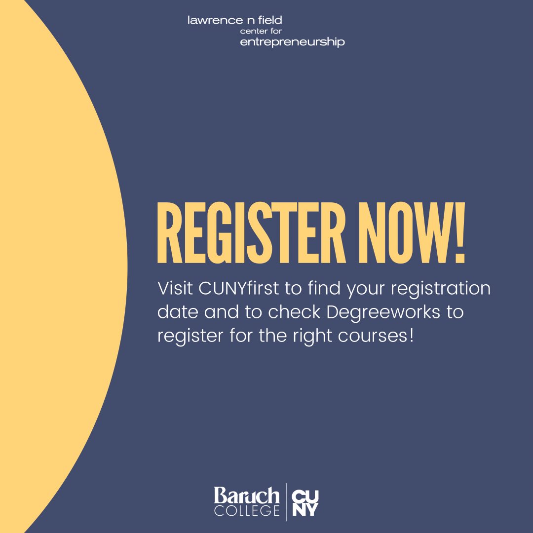 EShipBaruch's tweet image. Spring Semester has begun &amp;amp; we have some new courses!! 📚

To learn more about each course &amp;amp; our other entrepreneurial courses, visit blogs.baruch.cuny.edu/fieldcenter/st…

#baruchcollege #springregistration #cuny #nyc