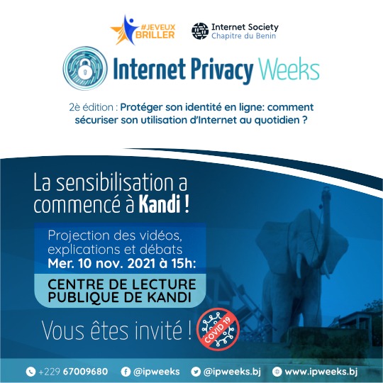 isocbenin's tweet photo. ✨ ✨ ✨ Demain 15h, ça sera Kandi dans le nord du Bénin encore, nous projeterons des vidéos sur la sécurité sur Internet. Et ceci dans plusieurs langues locales 😍😍. Le Bariba, le Dendi seront au rendez-vous. Nous sommes tous invités.
#IPWeeks #Privacy #Security #Team229 https://t.co/Lv4dcxki2r