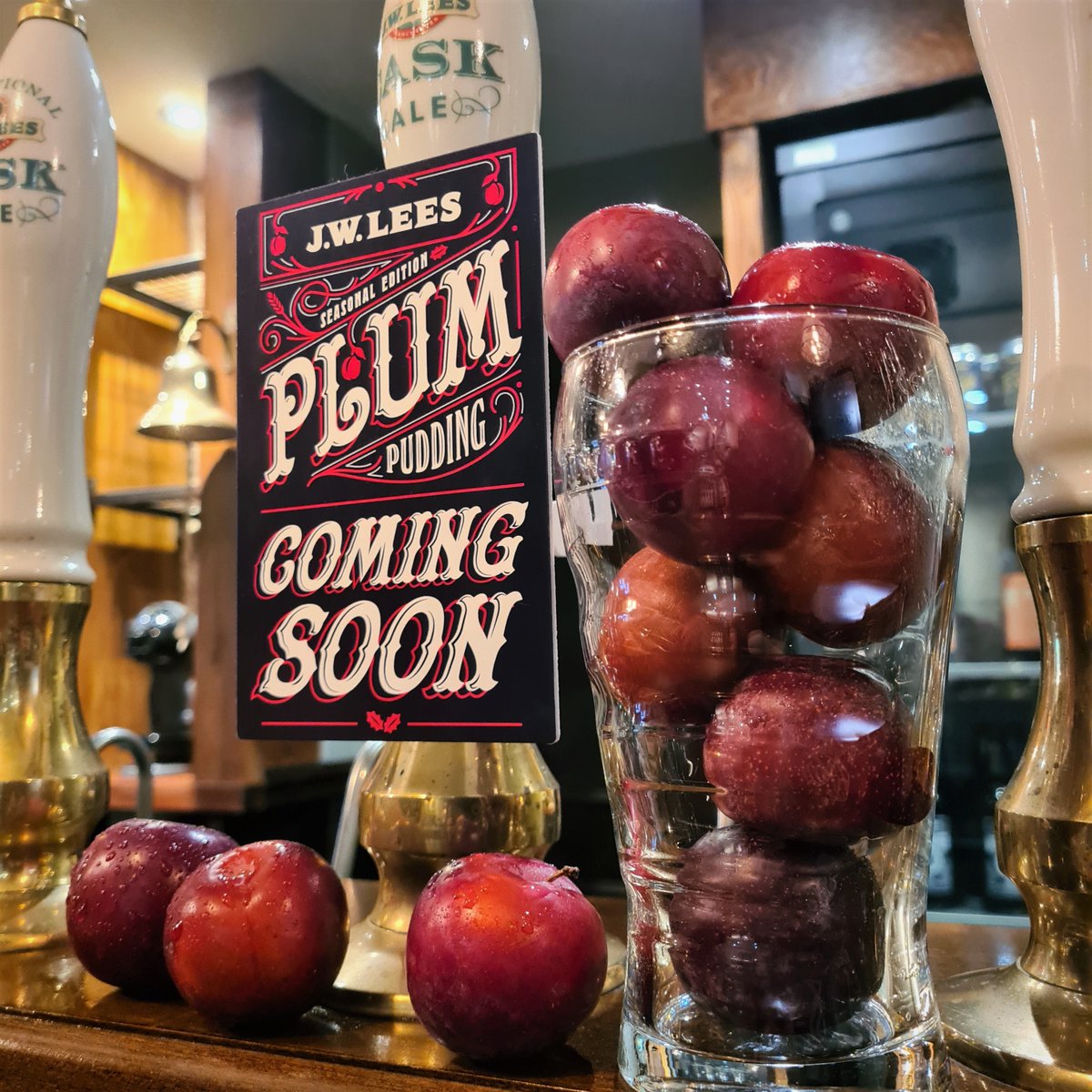 JWLeesBrewery's tweet photo. It's getting exciting now... π
Plum Pudding will be back on the bar from November 26th. π
Mark your calendars people! ππ» #PlumPudding #ReturnOfThePlum https://t.co/DPgmA5Uo8Y