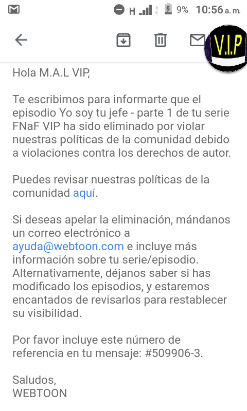 MAL_fnafVIP's tweet photo. Gente, malas noticias, @WEBTOONLATAM nos ah borrado la serie por infracción a derechos de autor (no nos dicen de que modo para corregir) cuando todos saben que es fanart 💔 estaremos haciendo todo lo posible para solucionarlo, por lo pronto, la serie queda temporalmente en pausa. https://t.co/3MZ7Y9RRR1