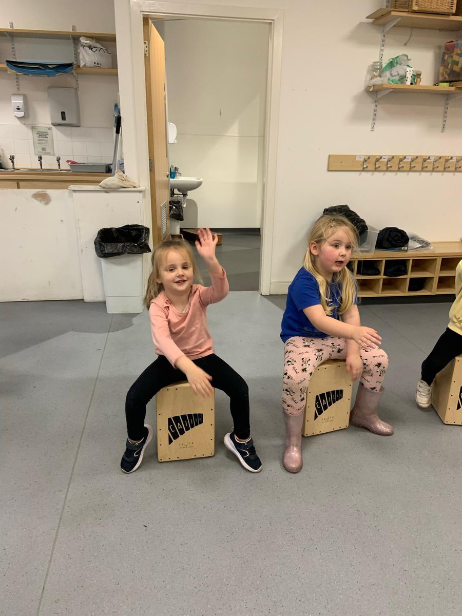Cuiken_Primary's tweet photo. An introduction to cajon drums following the beat to the story of were going on a bear hunt #music #besafe #keeptothebeat https://t.co/WTeZcI3ROf