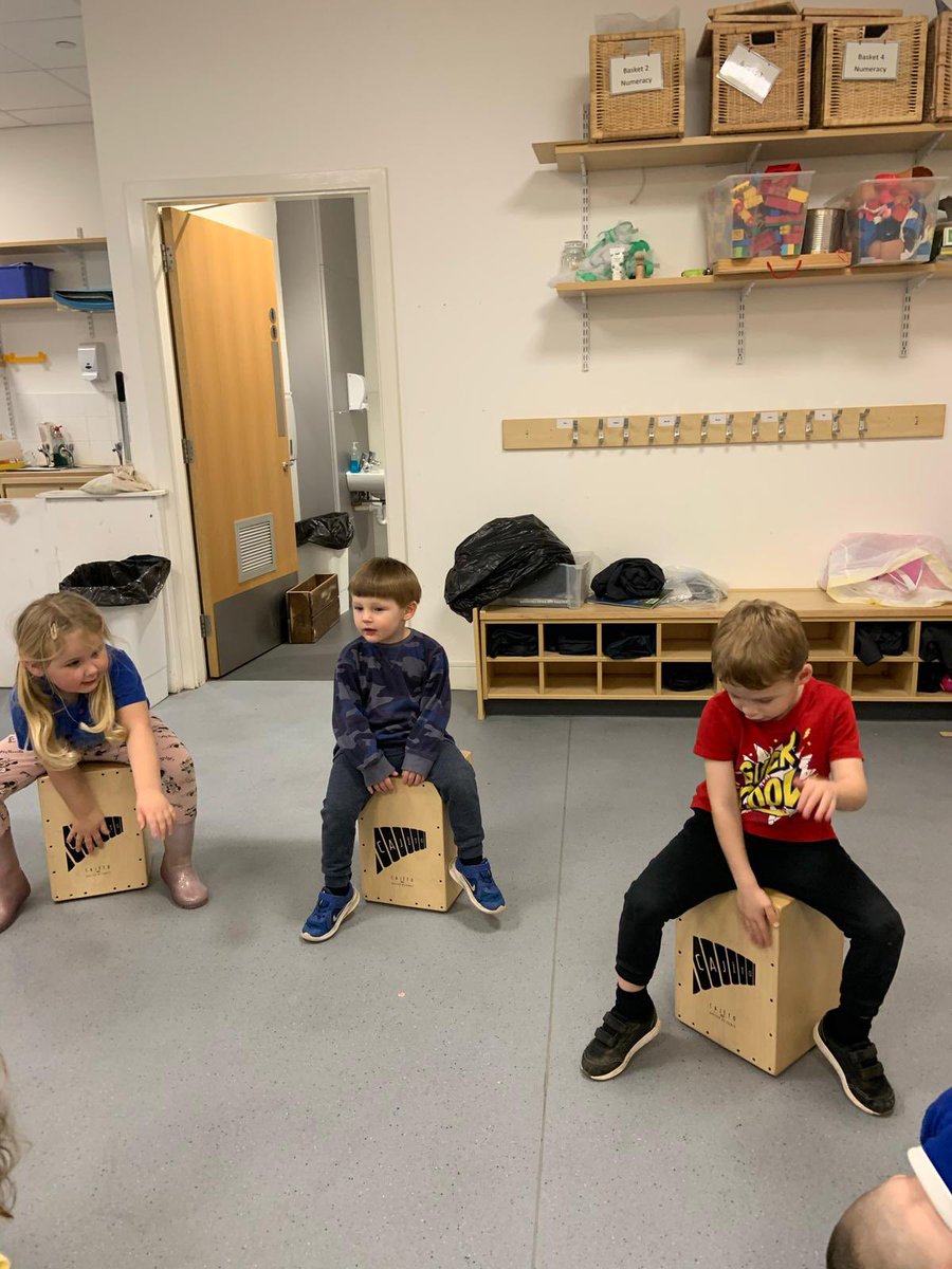 Cuiken_Primary's tweet photo. An introduction to cajon drums following the beat to the story of were going on a bear hunt #music #besafe #keeptothebeat https://t.co/WTeZcI3ROf