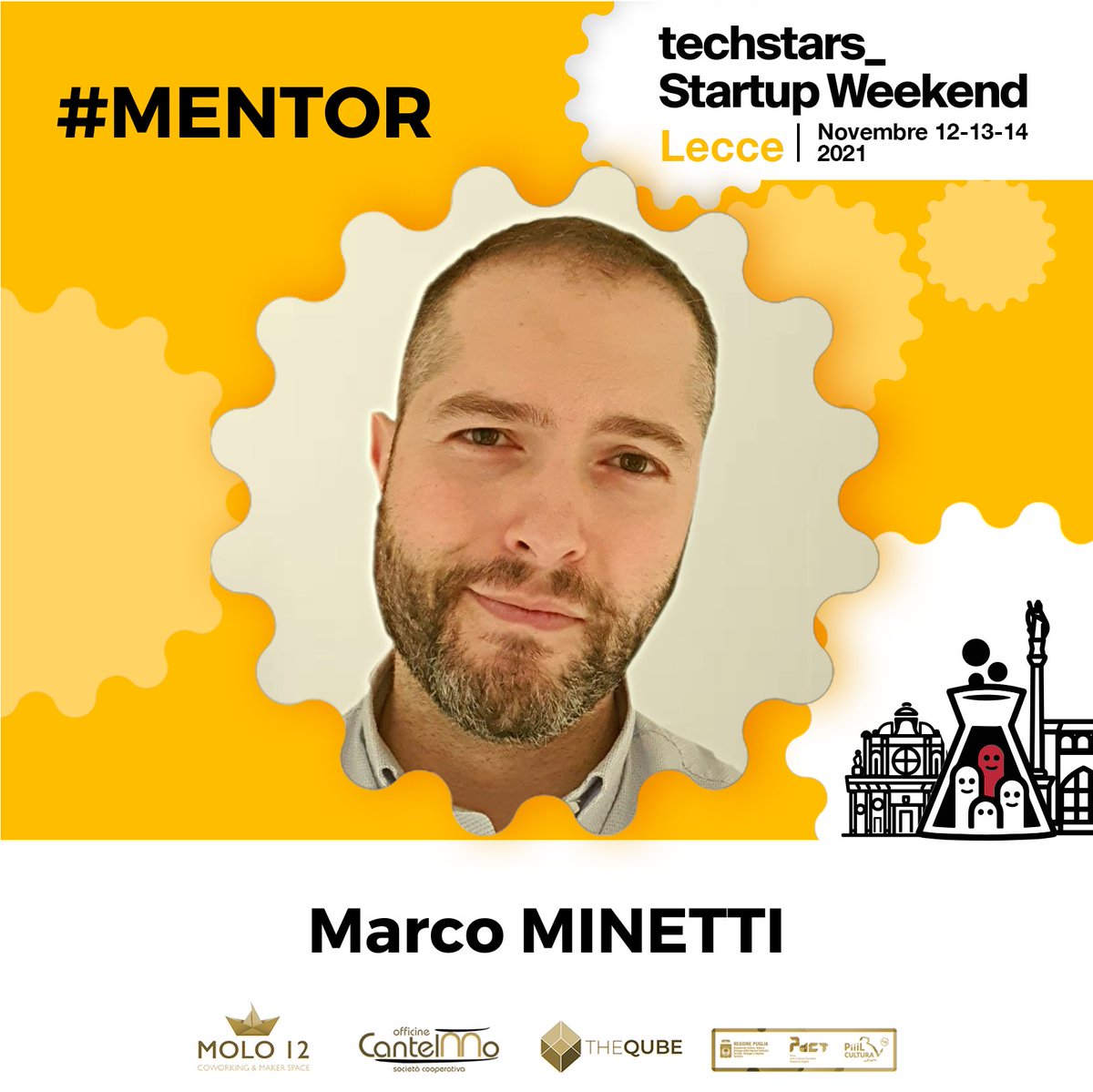 La parola d'ordine per partecipare a #SWLecce2021 è #innovazione!💡

È per questo che abbiamo scelto solo i #mentor migliori, tra loro ci sarà anche Marco Minetti🎊

Questo weekend passatelo con noi a <a href="/LeCantelmo/">Officine Cantelmo</a> 

Ultimi posti disponibili ➡️ tinyurl.com/5bjpja9s