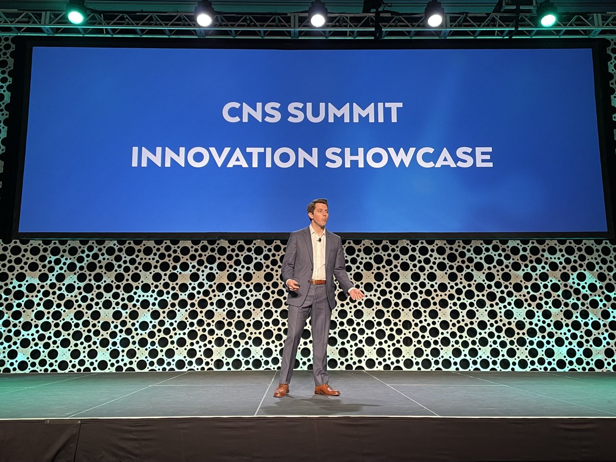 CNSSummit's tweet photo. Michael Bell of @MercuryDataSci share details on the company as part of the #CNSSummit Innovation Showcase! https://t.co/kjkeo3Bp2F