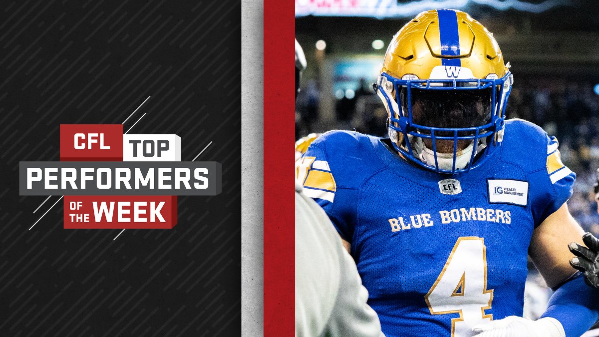 CFL's tweet photo. Count 'em up: Eight tackles and an interception in Week 14!?

RT to vote @Bighill44 as this week's Fan's Choice Top Performer! https://t.co/ioRoaUaxxy