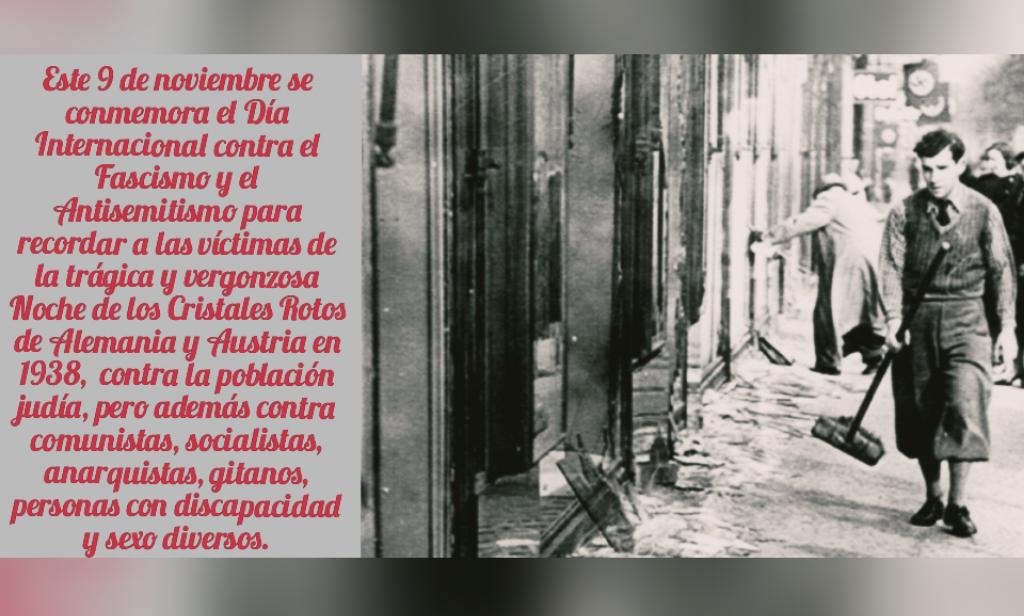 En el Día Internacional contra el  #Fascismo y el #Antisemitismo No debemos verlos como hechos alejados que sólo viven en las páginas más trágicas de la historia europea. ¡La lucha contra el fascismo sigue! Defendamos el derecho a la libertad de pensamiento como garantía de paz.