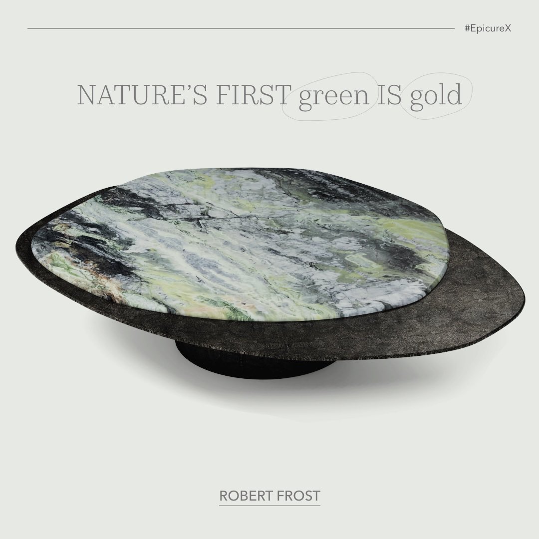 “Nature’s first green is gold.” – Robert Frost
.
#GrzegorzMajka
grzegorzmajka.com
.
#Epicure #EpicureX #ContemporaryArt #ContemporaryDesign #Art #Design #FunctionalArt