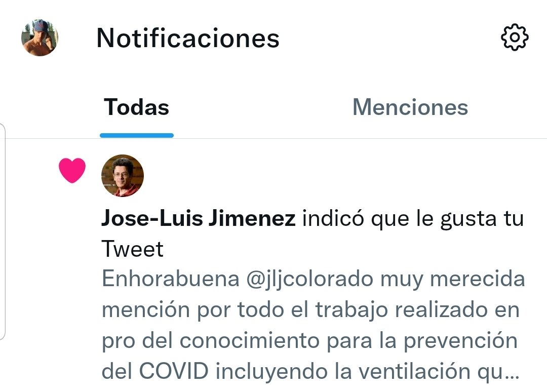 Un gran experto en el comportamiento virico del covid que nos ha aportado conocimiento para la aplicacion practica en los centros educativos. Gracias a <a href="/JbcLiftec/">Javier Ballester</a> y <a href="/jljcolorado/">Prof. Jose-Luis Jimenez</a>