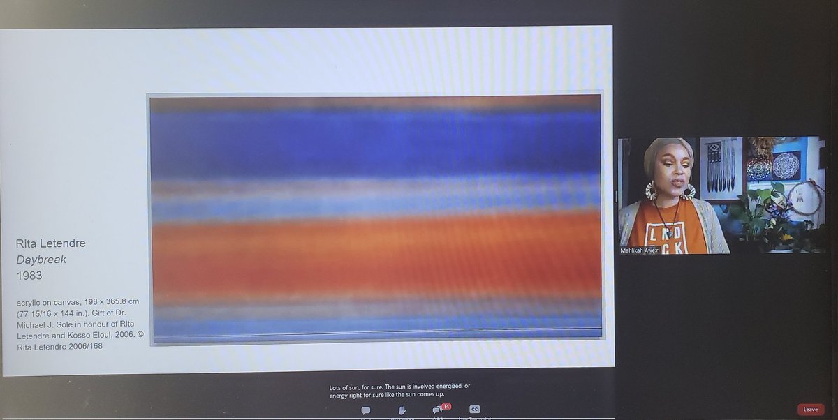 MsAmandaLong's tweet image. This morning @MsLemickGrade7 and I brought our classes together for an Indigenous Art and Artists presentation with @agotoronto Fantastic reflection and analysis on a variety of pieces. Can't wait to see the students' work!!  @DDSBatHome7to8 @RedSlam #AGOSchools