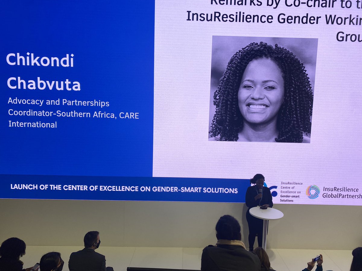 Emma_FlahertySN's tweet photo. Very excited to be at the launch of @InsuResilience Centre of Excellence on Gender Smart Solutions. Huge amount of work has gone in to establishing this much needed resource https://t.co/ihfOX9opCL