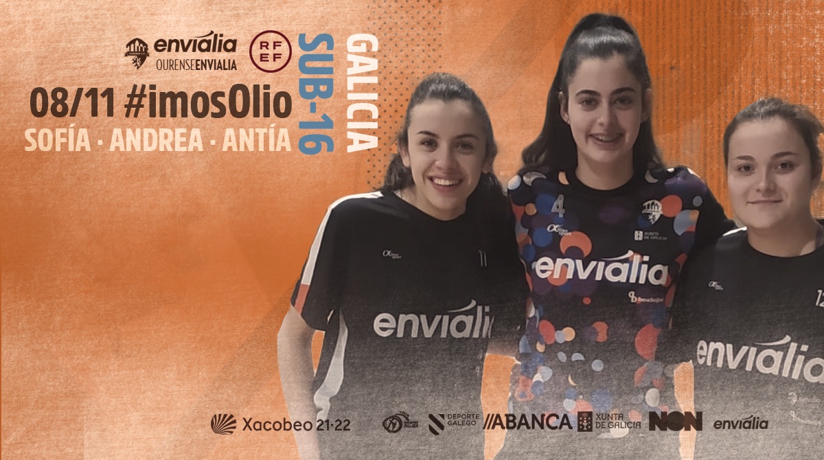 OUontimeFSF's tweet photo. 😃⚽️SEL. GALLEGA // SUB-16 Y SUB-19
🏅SUB-19
📆10/11
ALBA GARCÍA Y SANDRA. Nueva convocatoria de nuestras chicas con la selección gallega.
🎉 ENHORABUENA!
🚀🧡 #enviBase #imosOlio #BASE
#ourensEnvialia #aForzaDoLobo #oNosoValor #ubuntu #libresParaSer #fsf #futsal https://t.co/8YKJOrbvEa