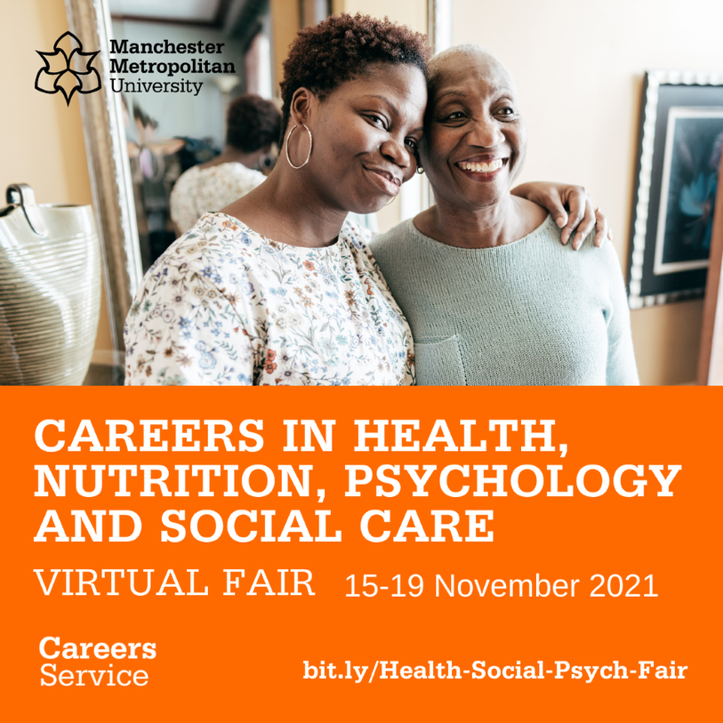 MMUPathway's tweet photo. The Graduate Jobs and Placements Virtual Fair 2021: Careers in Health, Nutrition, Psychology and Social Care is now live on My Career Hub and open to all students and recent graduates! 👩‍🎓🧑‍🎓👨‍🎓

Students can visit the fair and sign up for live webinars here: https://t.co/UcEJQ62T93 https://t.co/tzkx5qxMpk