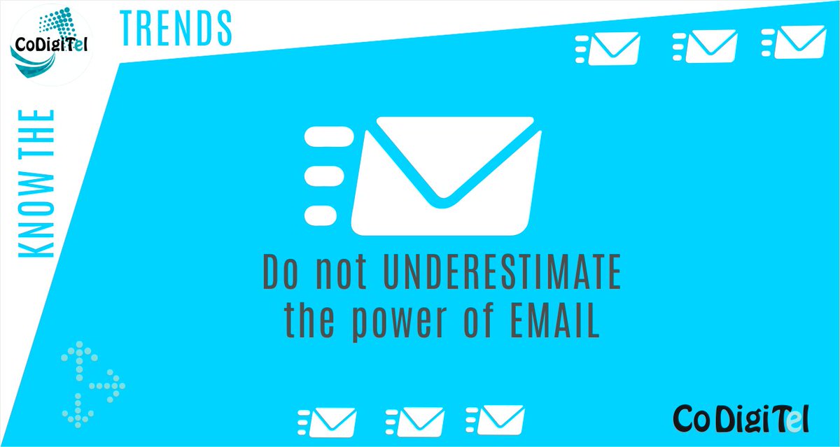 CoDigiTel's tweet photo. Why Email Marketing is Important for #smb
12 reasons, Why Email Marketing Is Important?
Email marketing strategy helps you connect with your target audience in a personalized way > https://t.co/LvXKfuIBtQ
#codigitel #BizHour #contentwriting #emailsolutions #campaigns #AUTOMATION https://t.co/UqZKvbjv3z