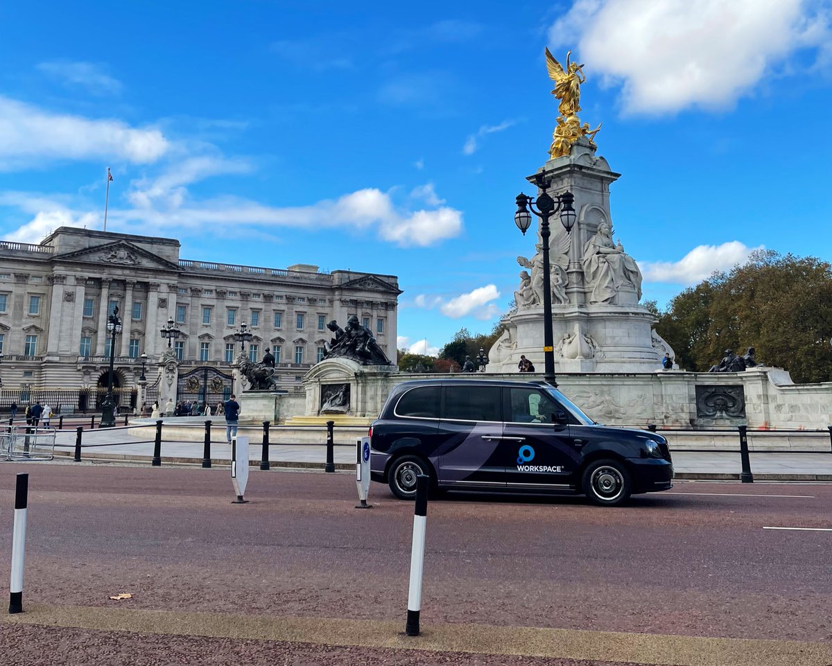 Have you spotted our Workspace electric taxi around London? 👀