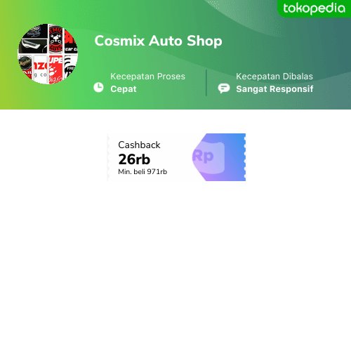CosmixSumedang's tweet photo. Semakin mudah belanja produk Cosmix Auto Shop di Tokopedia. Cek aja, pasti ada yang kamu suka
https://t.co/B63dVjYxUX https://t.co/dobqBVAH1N