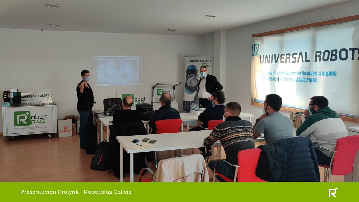 ROBOTPLUS's tweet photo. Hoy hemos realizado una presentación sobre la plataforma adaptativa #Prolynk en nuestras instalaciones de @ROBOTPLUS Galicia.
Muchas gracias a todos los asistentes y al equipo #Prolynk. https://t.co/8cZqekH3Rj