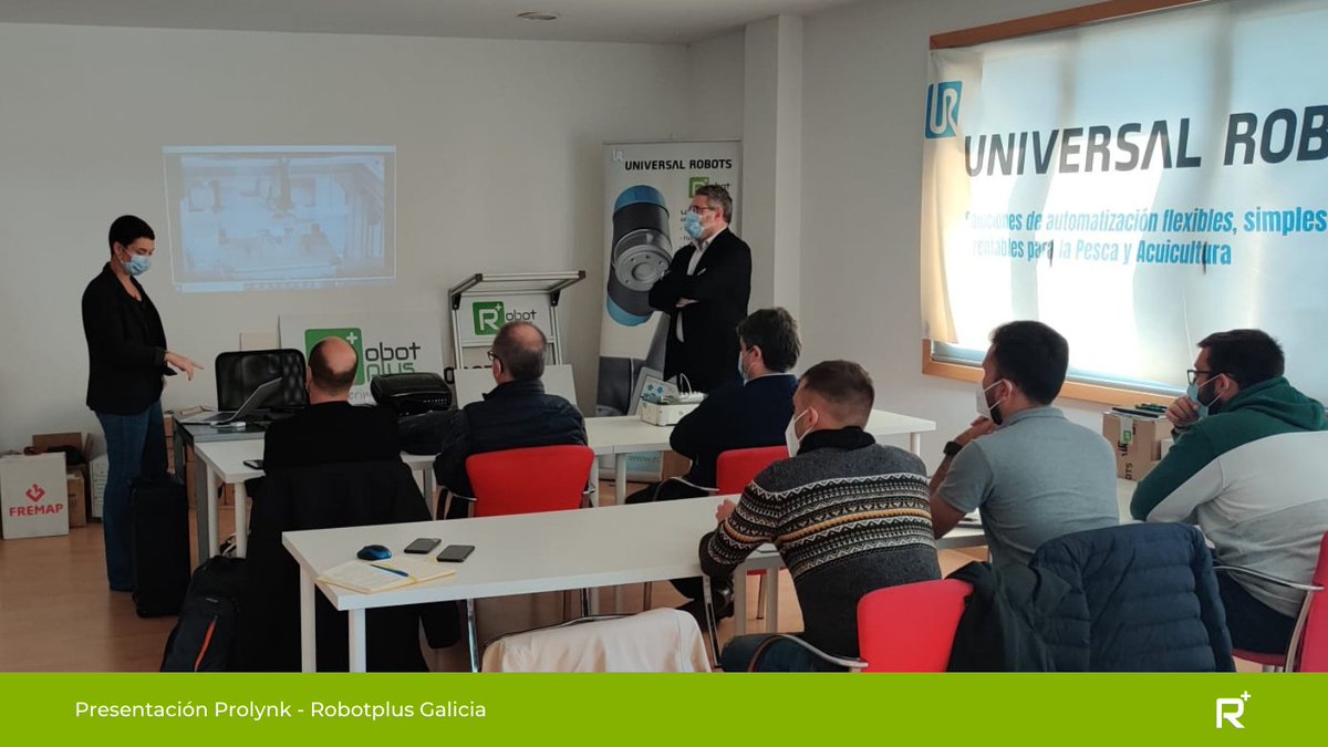 ROBOTPLUS's tweet photo. Hoy hemos realizado una presentación sobre la plataforma adaptativa #Prolynk en nuestras instalaciones de @ROBOTPLUS Galicia.
Muchas gracias a todos los asistentes y al equipo #Prolynk. https://t.co/8cZqekH3Rj