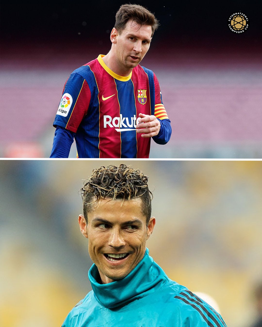 International Champions Cup on Twitter "Who is the most dangerous 'Beardless Messi' or