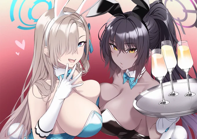 ご主人様は、どっちの🐰がお好み? #ブルアカ 
