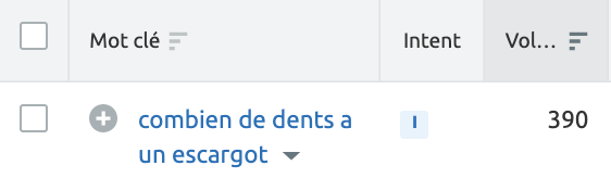 semrush_fr's tweet photo. Aux 390 personnes tapant cette recherche chaque mois : beaucoup plus que vous ne l'imaginez 🐌 https://t.co/9SwOw4tx8l