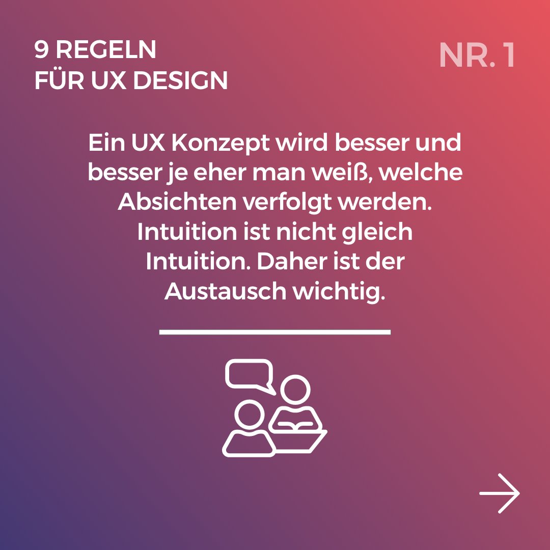 progressive_de's tweet photo. Websites mit einer guten UX haben eine höhere Conversion Rate (CVR) und Chance, den Besucher langfristig zu binden. Mit unseren 9 Regeln zeigen wir, worauf es dabei ankommt. ☝️#ux #uxdesign #webdesign #DigitalTuesday https://t.co/c3xw1FikcW