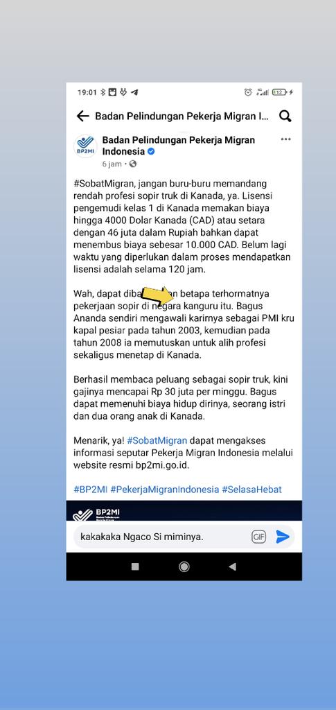 facebook.com/10006432917395…

Kanguru Udah Pindah Ke KANADA kata Miminya. hehehe
Ngacoo Ya??

@bp2mi_ri