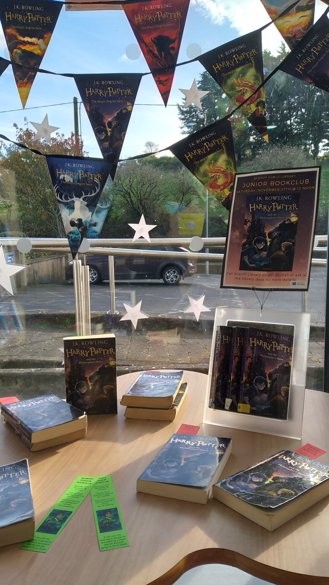 clarelibrary's tweet photo. #juniorbookclub resumes #scarifflibrary and we are reading Harry Potter and the Philosopher’s Stone by #JKRowling meeting take place in person and on Zoom on Saturday 27th November at 12 noon
Call 061 922893 or email scarriff_library@clarecoco.ie for more information https://t.co/hDjpHY4mhq