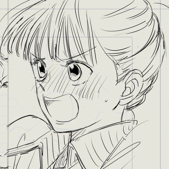 かわいく描けた。 #青春の霹靂