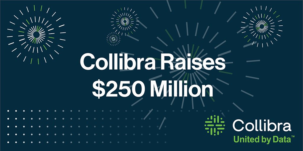 collibra's tweet photo. 🎉 We’re thrilled to share a new $250 million funding round, more than doubling our valuation to $5.25 billion! https://t.co/YajUWGlTmA 

#unitedbydata #dataintelligence #Collibra https://t.co/2L862vq4EM