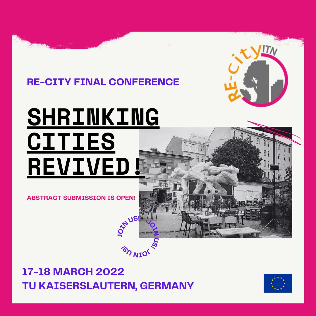 📆We are excited to announce 📣 the final conference on the 17- 18 March 2022 organised by <a href="/uni_kl/">uni_kl</a>  and sponsored by <a href="/BertelsmannSt/">Bertelsmann Stiftung</a> on “Shrinking Cities Revived!” - results will showcase evidence from across 17 partners from 3 continents 🌍 

Register now: uni-kl.de/re-city/re-cit…